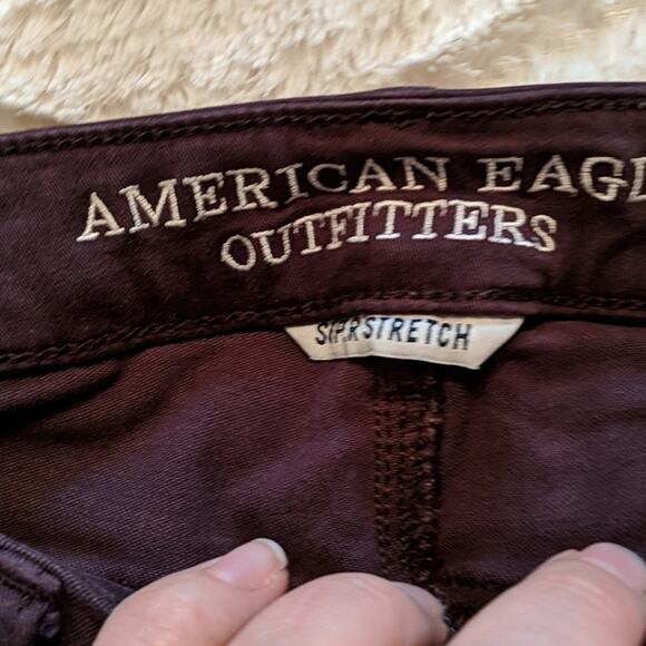 EUC American Eagle Hi Rise Jegging Crop, 4R - Picture 6 of 7